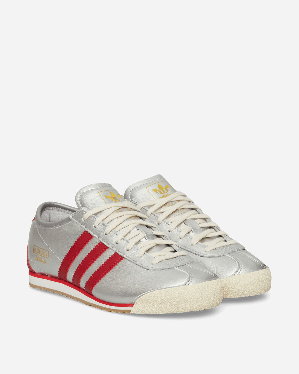Оригінальна Womens Italia 70s Sneakers Silver Metallic Adidas – вид ззаду