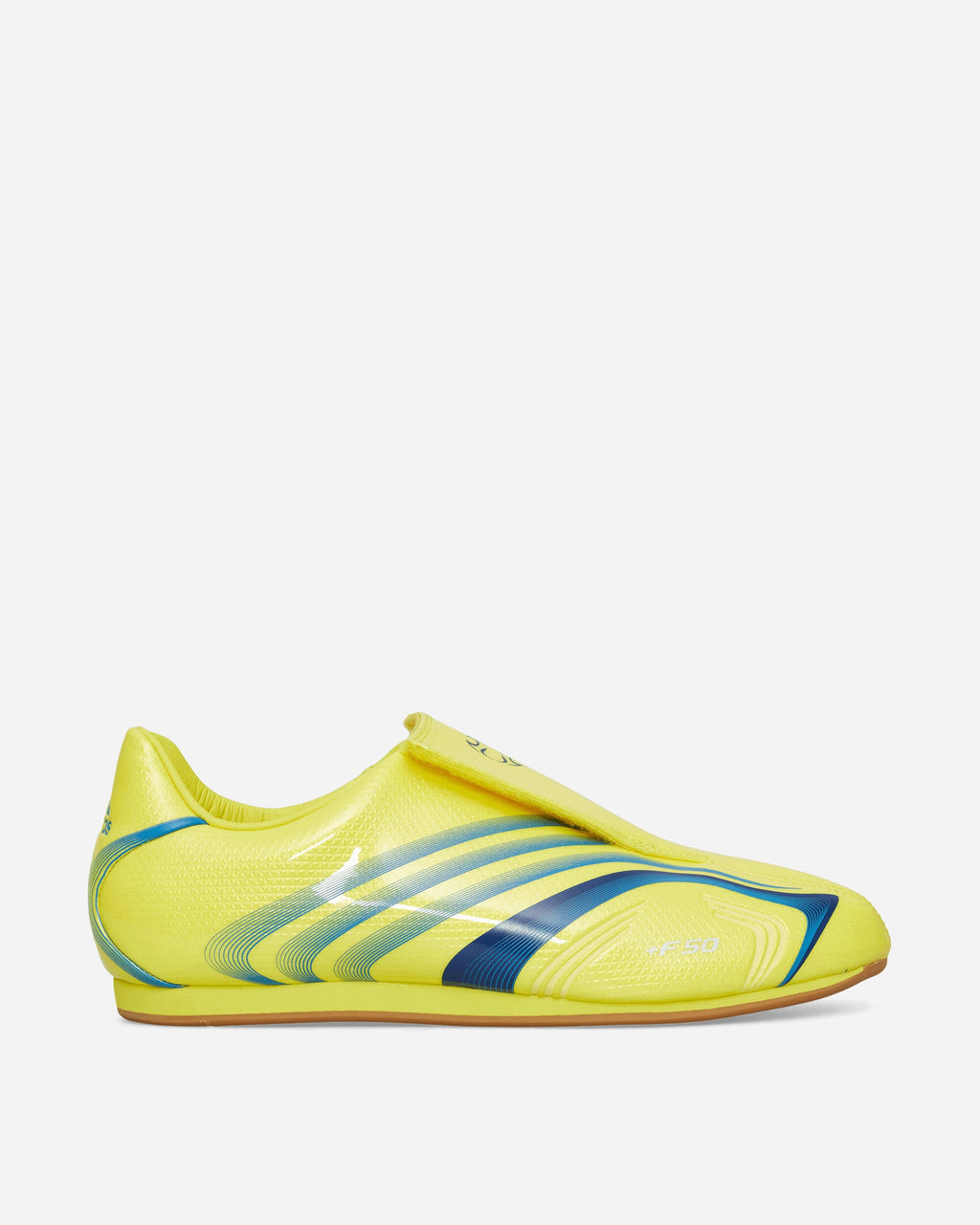 Taekwondo F50 Sneakers Bright Yellow Adidas – Гарантія оригінальності – боковий вид