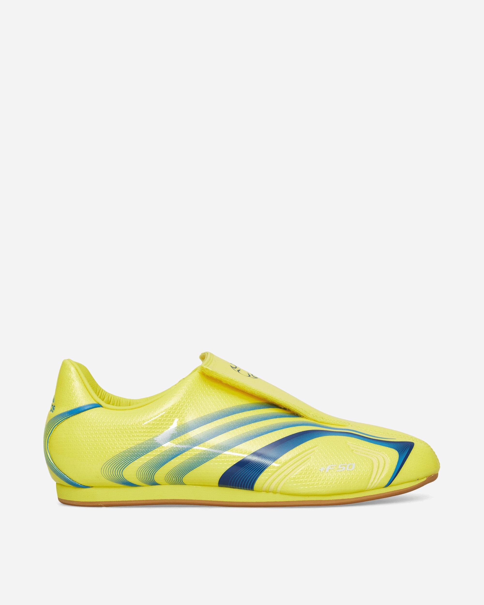 Taekwondo F50 Sneakers Bright Yellow Adidas – Гарантія оригінальності – боковий вид - ADIDAS