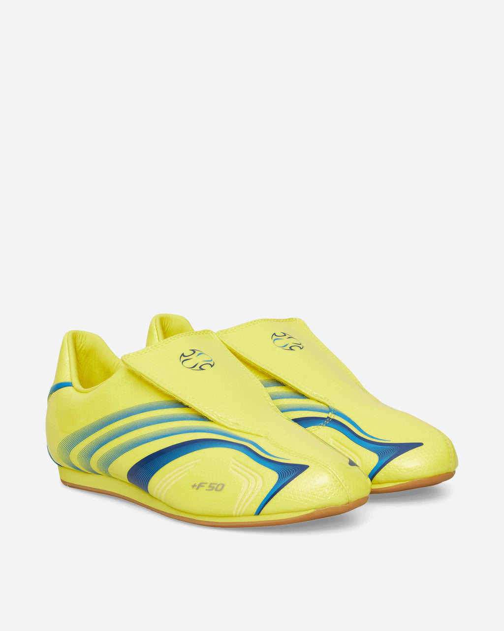 Taekwondo F50 Sneakers Bright Yellow Adidas – Гарантія оригінальності – вид ззаду