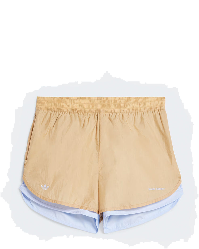 Beige Nylon Layered Shorts Adidas оригінал – Купити в Україні