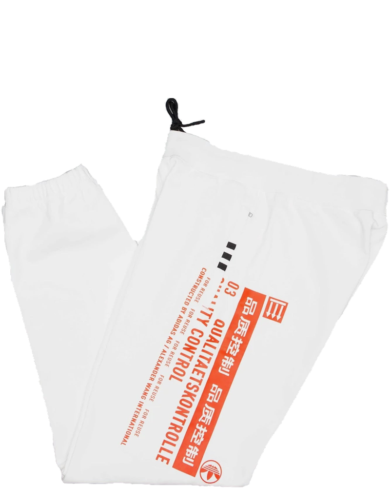 Original By Alexander Wang Graphic Mens Jogger Pants White Adidas оригінал – Купити в Україні