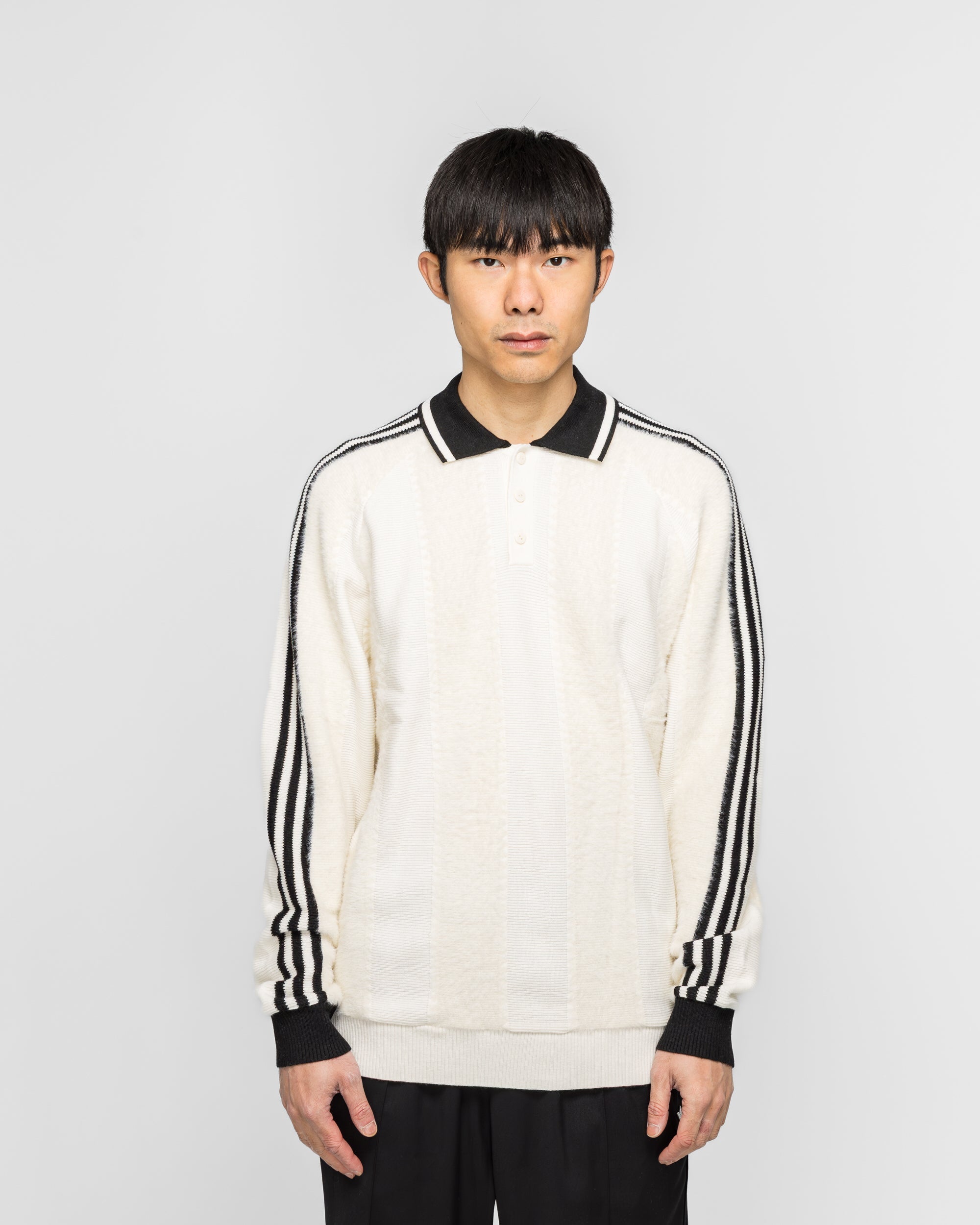Knitted Jersey Polo Adidas – Гарантія оригінальності – вид ззаду - ADIDAS