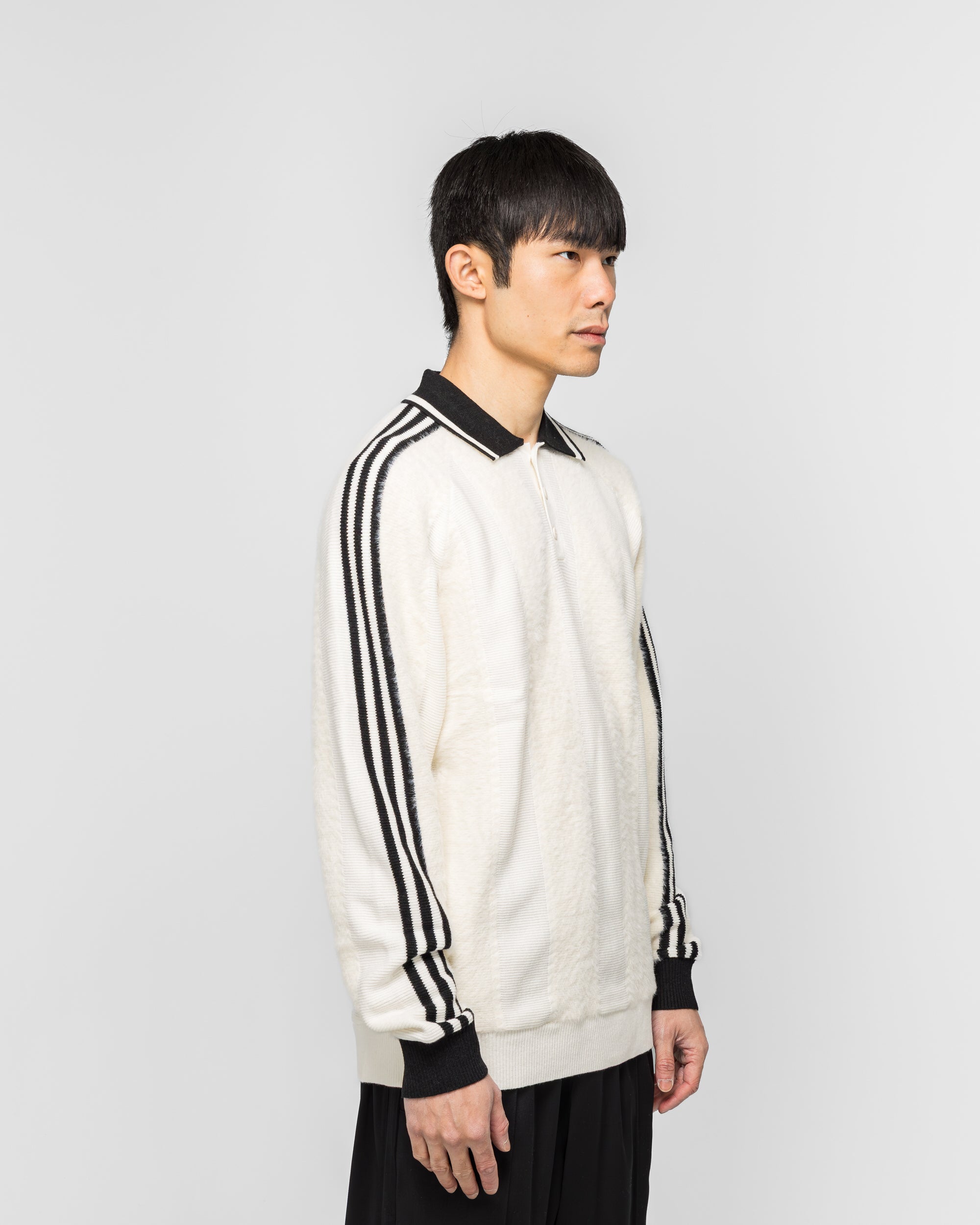 Knitted Jersey Polo Adidas – Гарантія оригінальності – детальний вид - ADIDAS