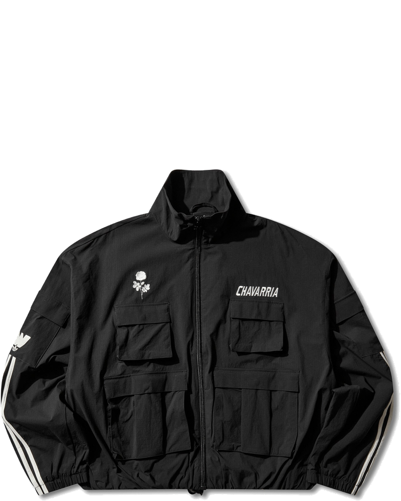 Оригінальна Mens Willy Chavarria Cargo Track Jacket Black Adidas