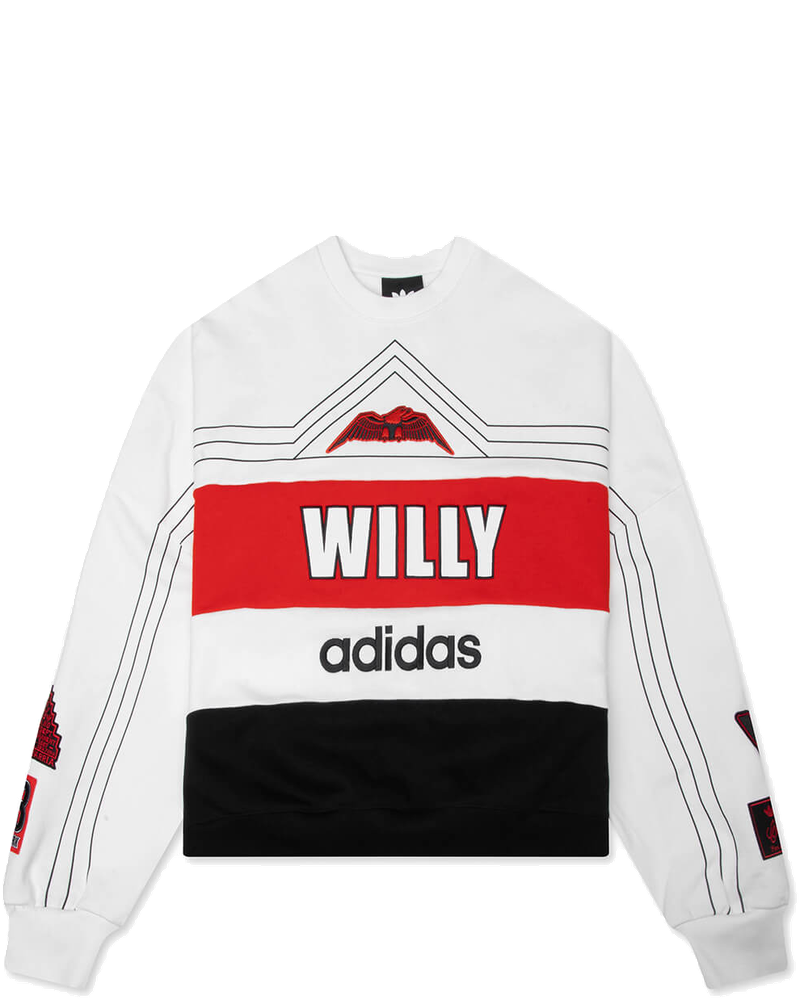 Оригінальна X Willy Chavarria Ny Crewneck Sweatshirt Off White Adidas