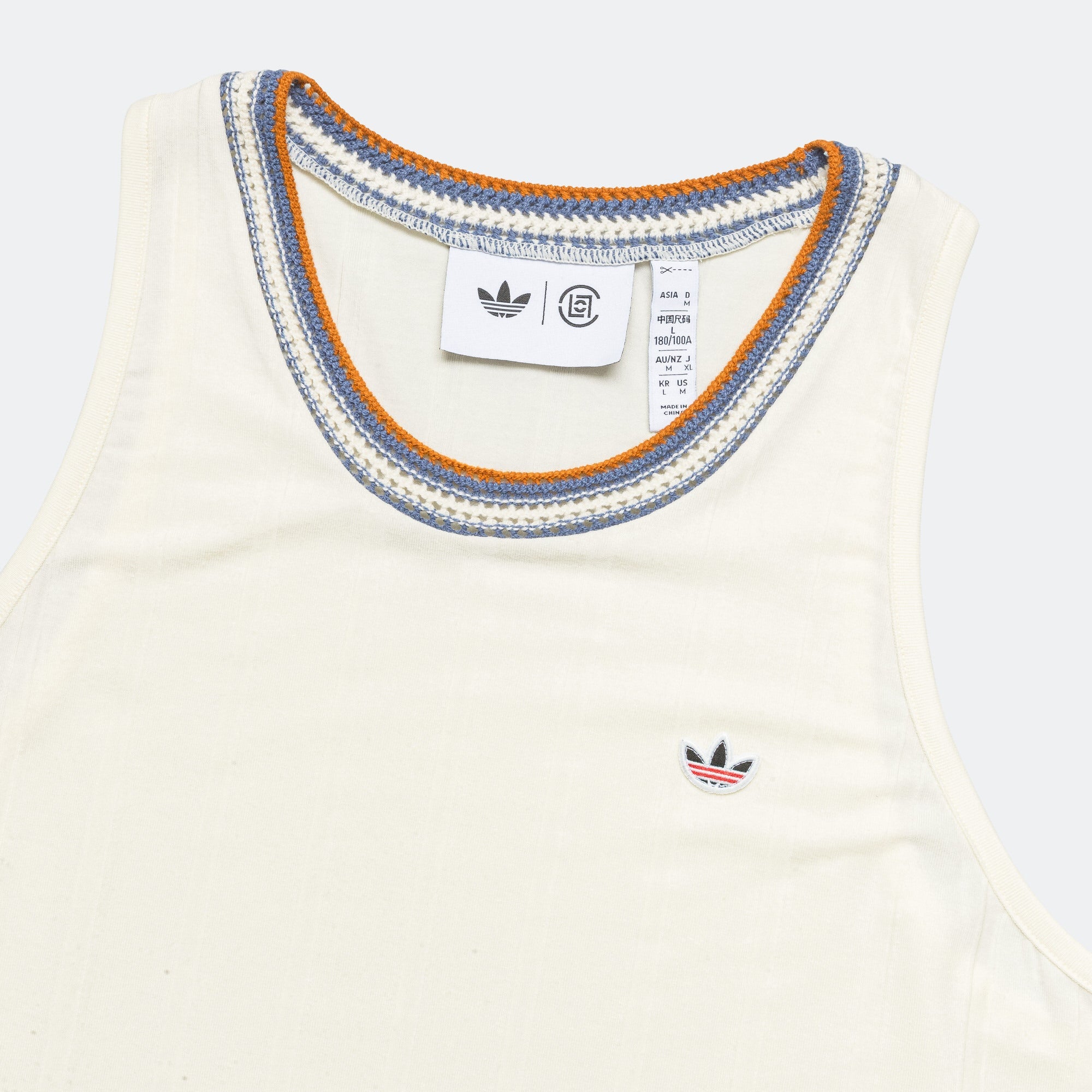 Knit Rib Tank By Edison Chen X Clot Adidas – Гарантія оригінальності – вид ззаду - ADIDAS