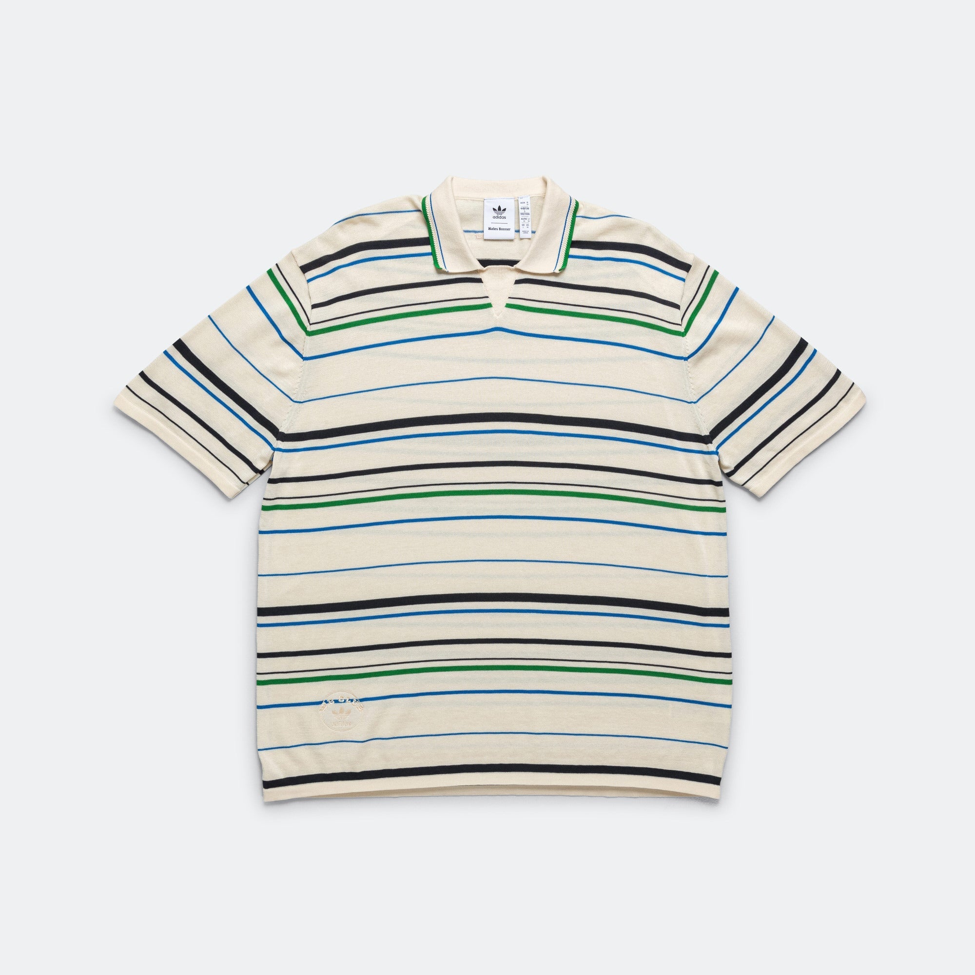 Knit Polo X Wales Bonner Adidas – Гарантія оригінальності – боковий вид - ADIDAS