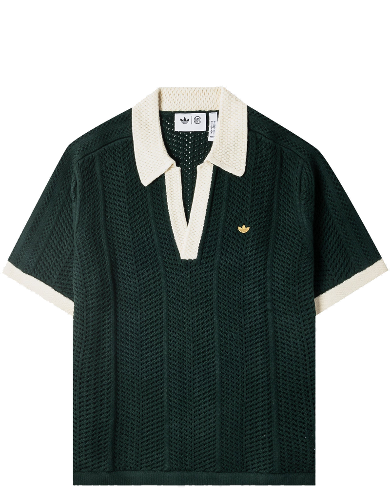 Clot X Adidas Knit Polo Mens Short Sleeve Shirt Adidas – Гарантія оригінальності