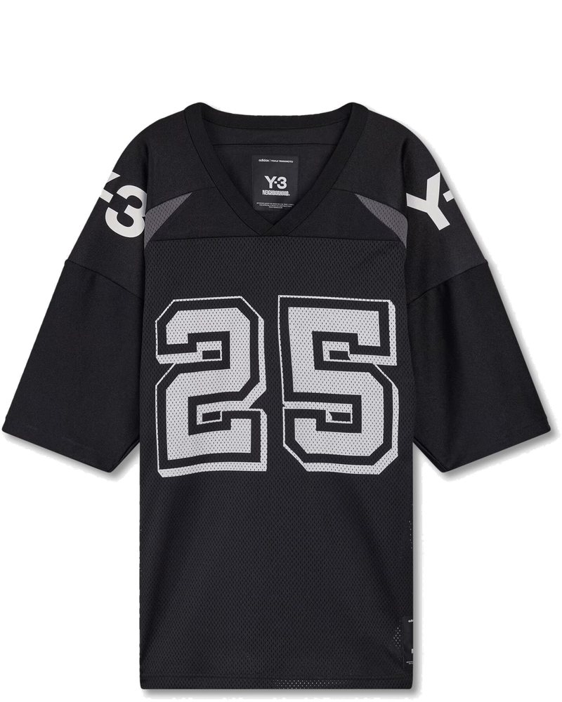 Mens Y-3 X Neighborhood Football Jersey Black Adidas – Гарантія оригінальності