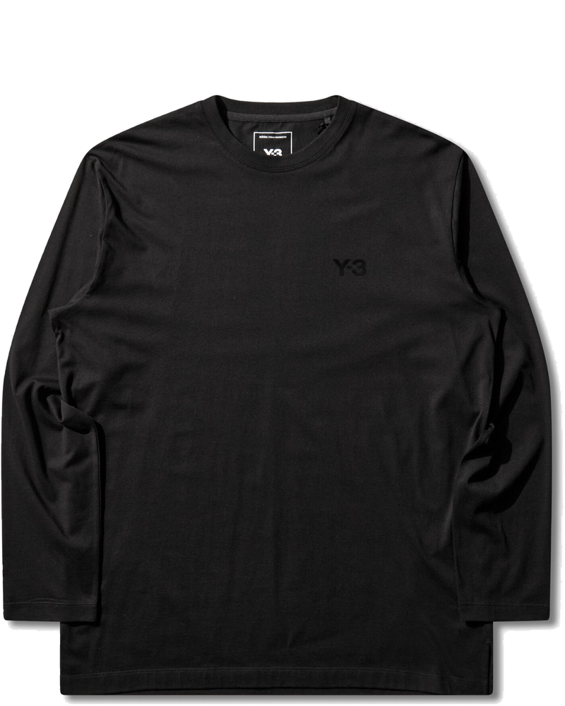 Y-3 Logo Longsleeve T-Shirt Black Adidas – Гарантія оригінальності