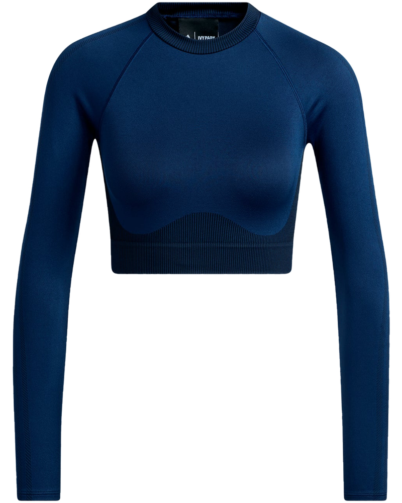 Оригінальна Womens Knit Crop Top 2.0 Dark Blue Adidas