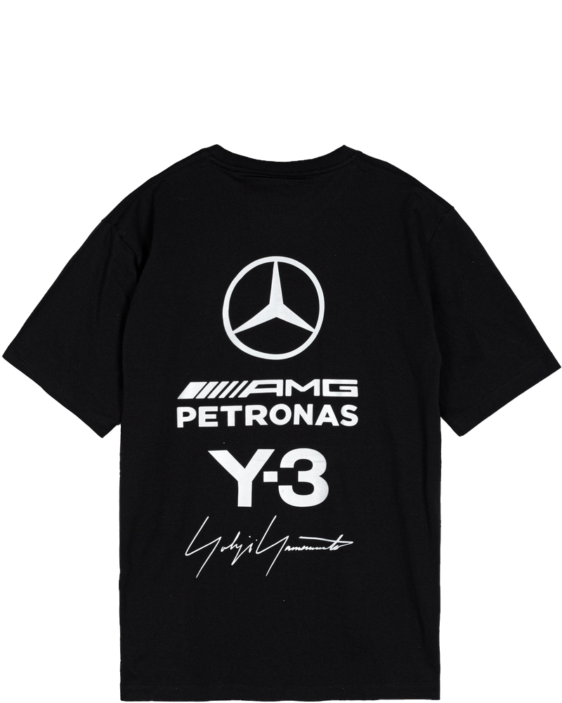X Mercedes Amg Petronas F1 Team Logo Stack Short Sleeve Tee Adidas – Гарантія оригінальності