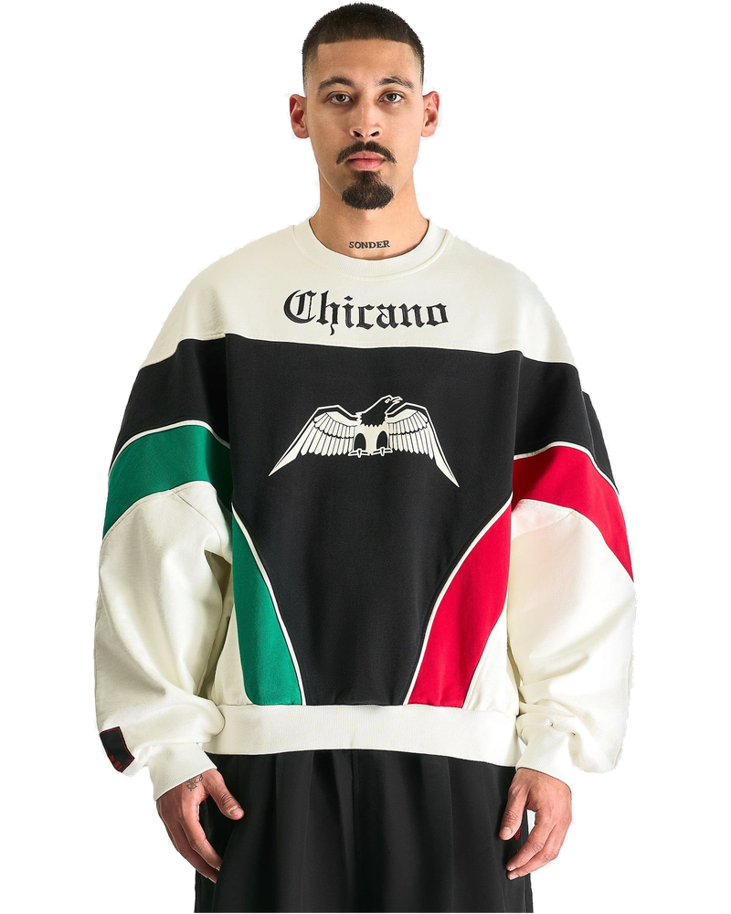 Willy Chavarria Chicano Fleece Crewneck In Off White Adidas – Гарантія оригінальності