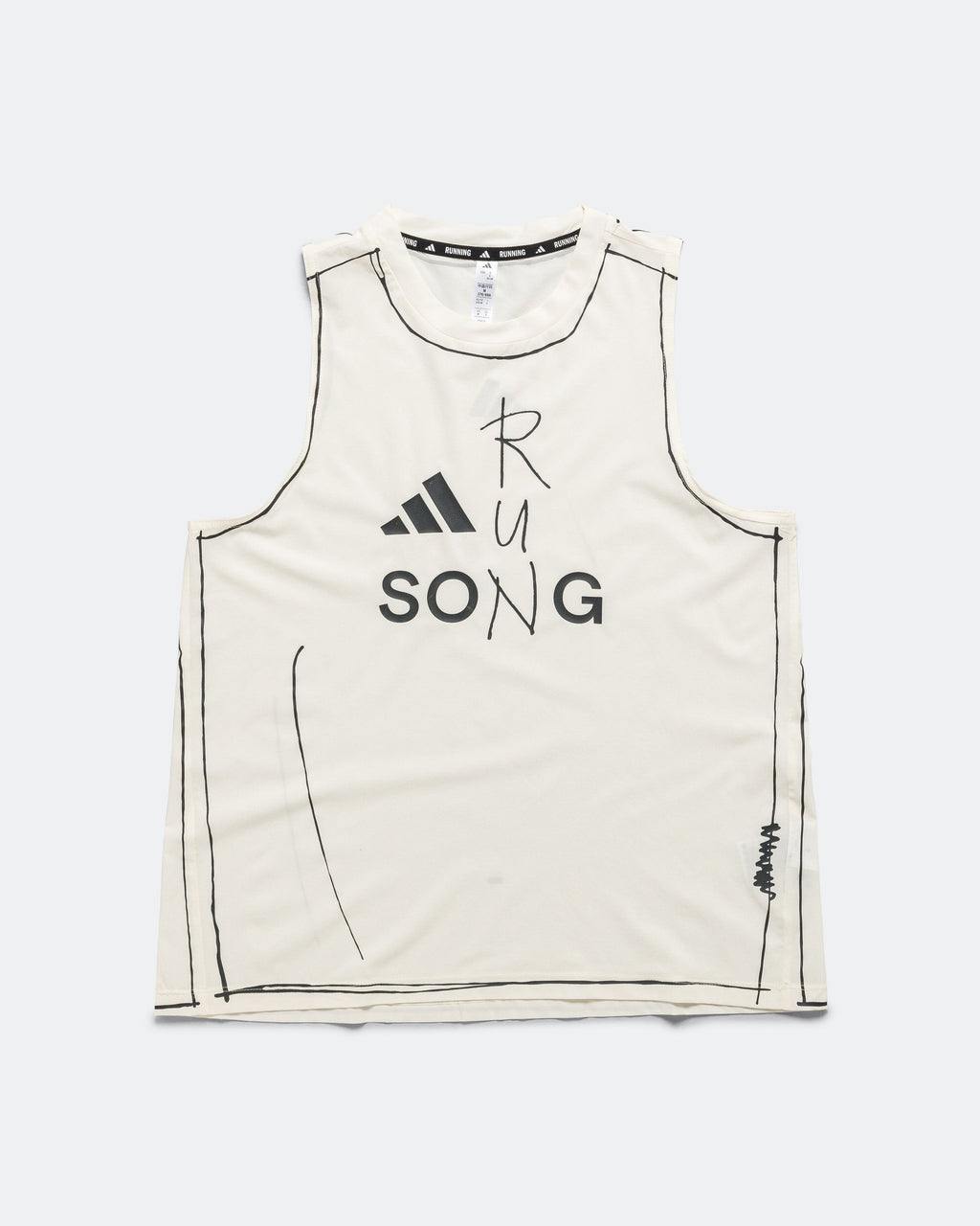 Оригінальна Womens Running Tank X Sftm Adidas – боковий вид