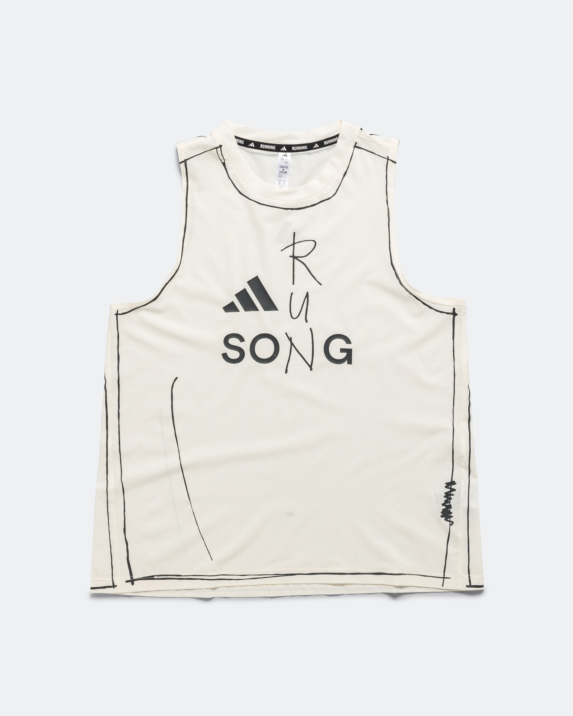Оригінальна Womens Running Tank X Sftm Adidas – боковий вид - ADIDAS