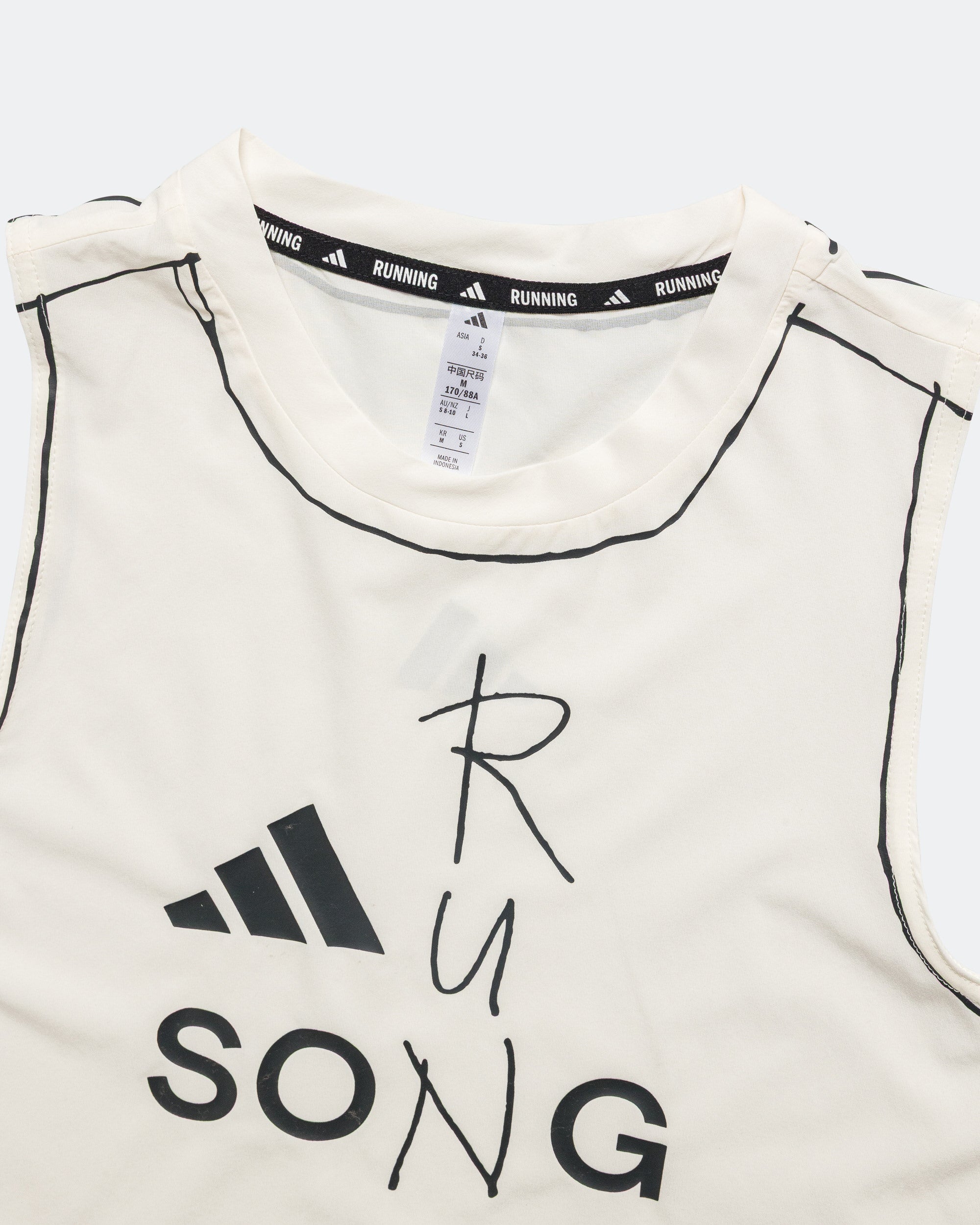 Оригінальна Womens Running Tank X Sftm Adidas – вид ззаду - ADIDAS