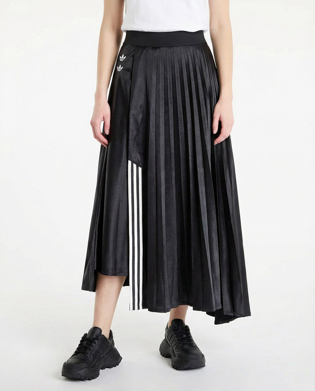 × Willy Chavarria Pleated Skirt Adidas – Гарантія оригінальності – боковий вид
