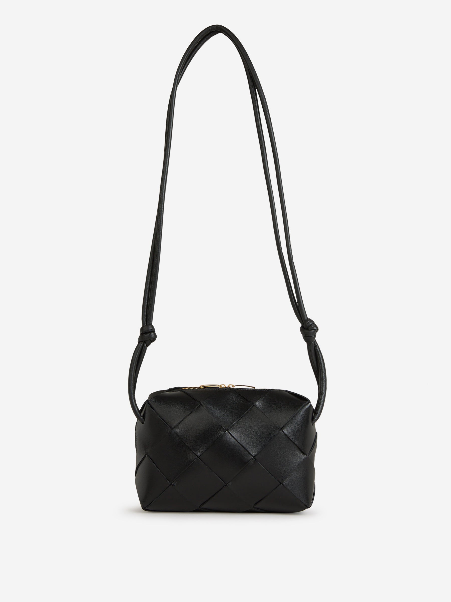 S Cassette Crossbody Bag Bottega veneta – Гарантія оригінальності – боковий вид