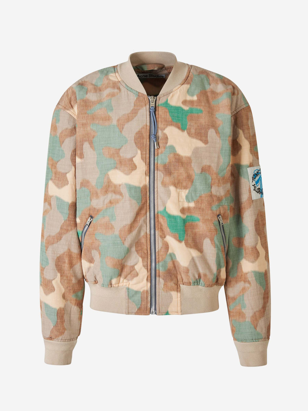 Camouflage Bomber Jacket Acne studios оригінал – Купити в Україні – боковий вид