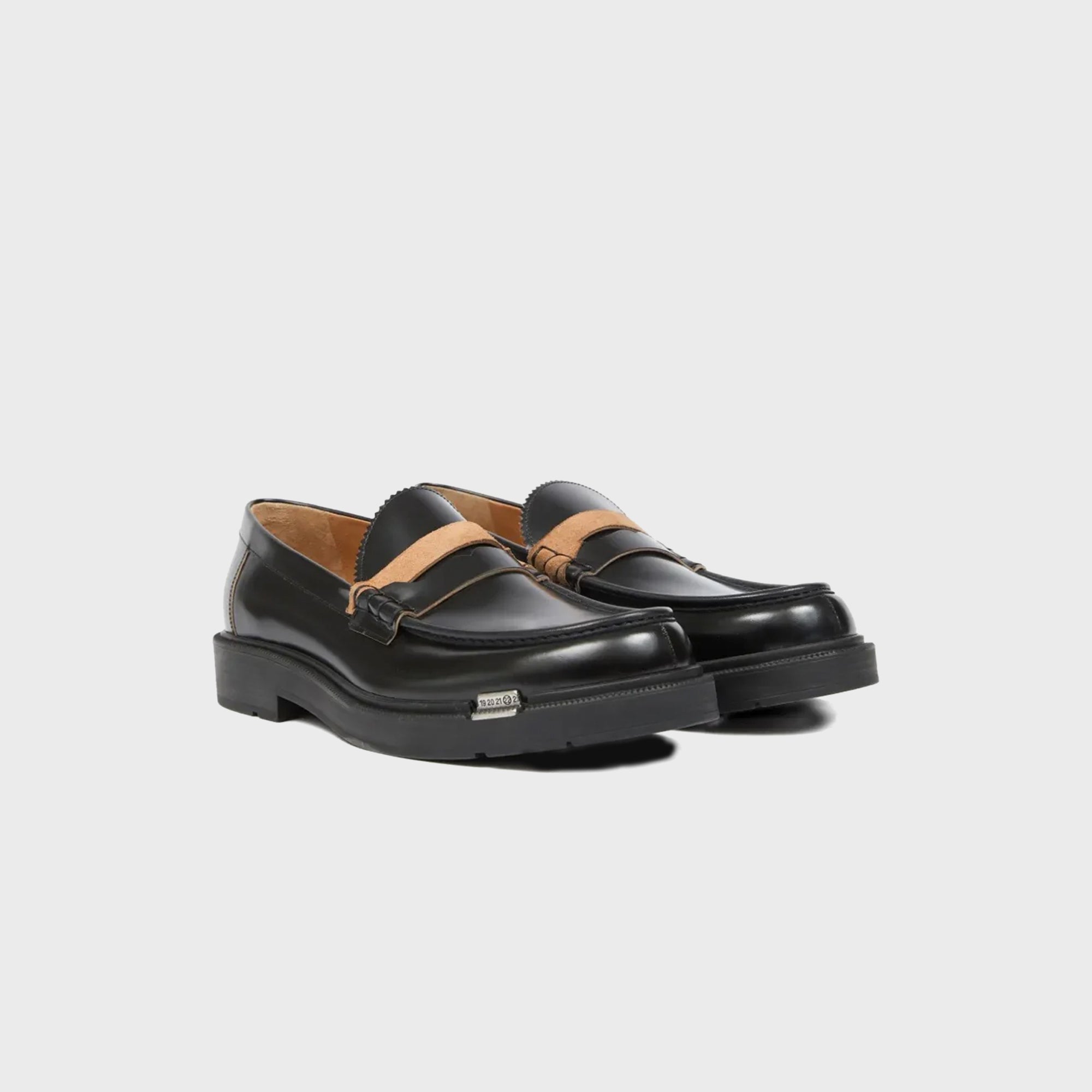 Оригінальна Decortique Loafers Black Maison margiela – вид ззаду