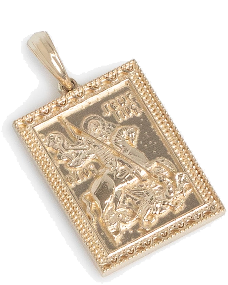14kt Gold Saint George Pendant Aime leon dore – Гарантія оригінальності