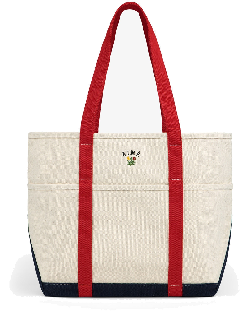 Оригінальна Large Crest Contrast Tote Bag Aime leon dore
