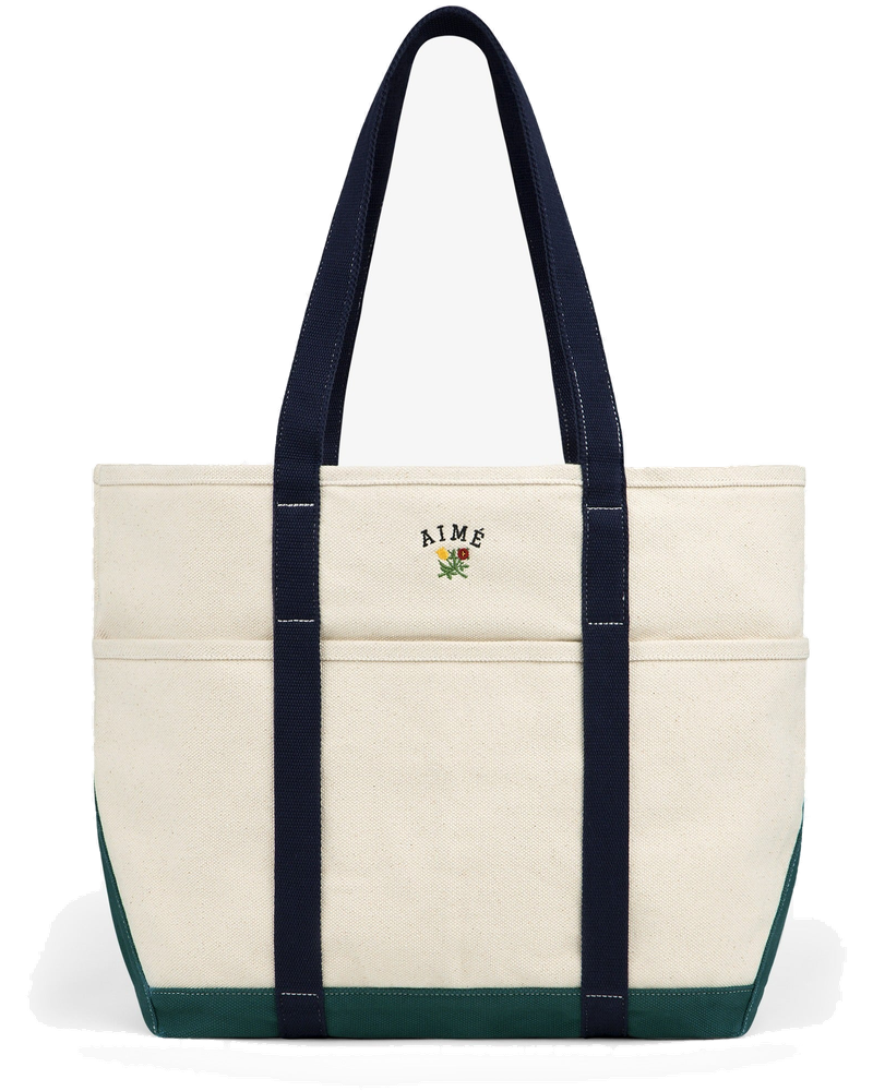 Оригінальна Large Crest Contrast Tote Bag Aime leon dore