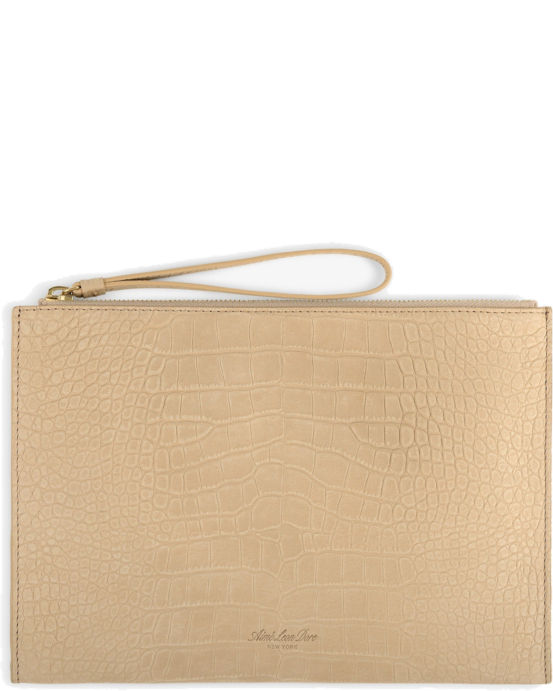 Small Croc-Embossed Nubuck Pouch Aime leon dore – Гарантія оригінальності