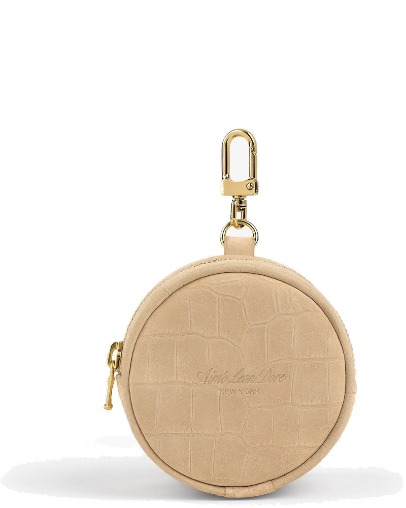 Оригінальна Croc-Embossed Nubuck Keychain Pouch Aime leon dore