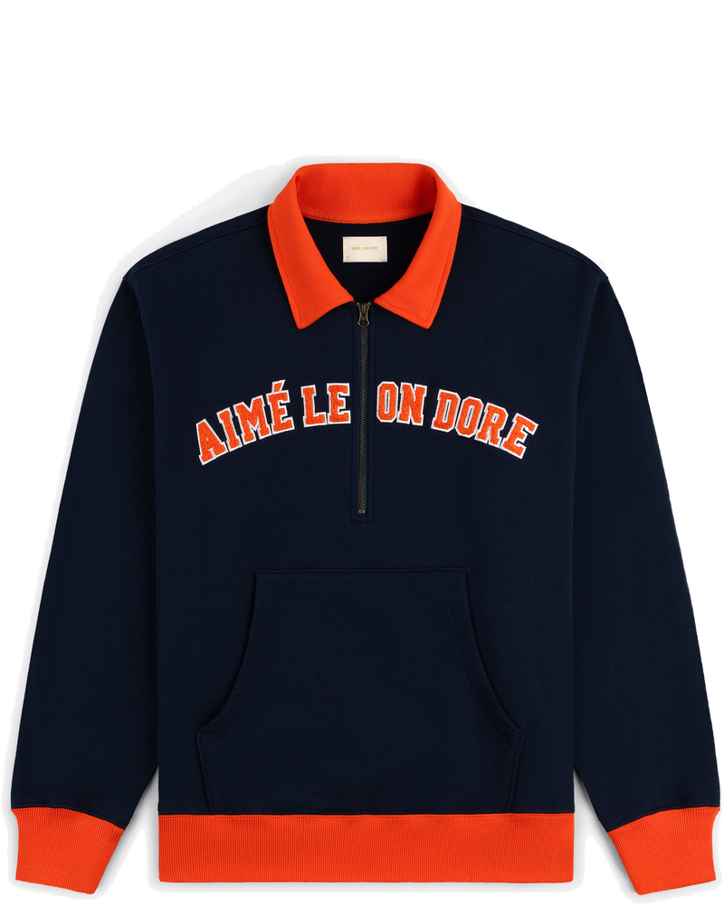 Collegiate Quarter Zip Pullover Aime leon dore оригінал – Купити в Україні