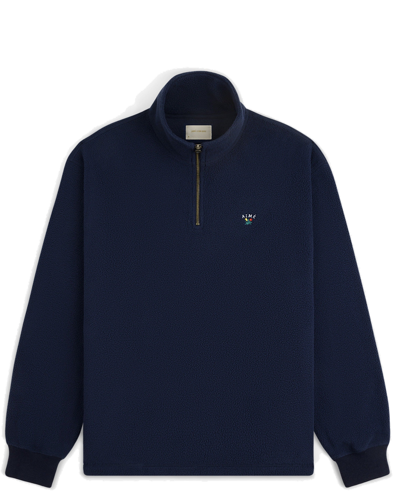 Оригінальна Crest Quarter-Zip Fleece Pullover Aime leon dore