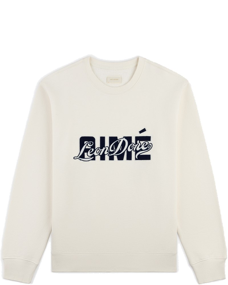 Overlay Logo Crewneck Sweatshirt Aime leon dore оригінал – Купити в Україні