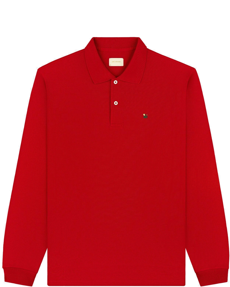 Оригінальна Long-Sleeve Crest Piqué Polo Aime leon dore