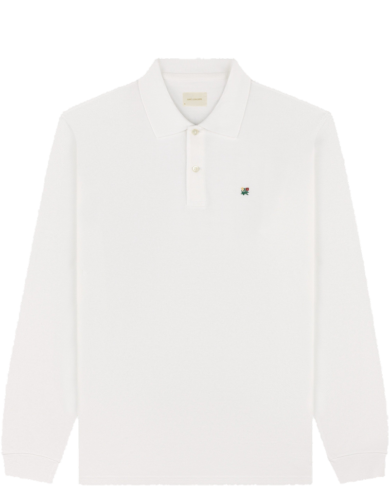 Оригінальна Long-Sleeve Crest Piqué Polo Aime leon dore
