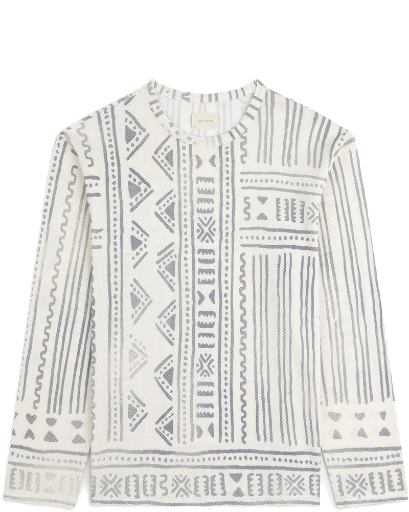 Long-Sleeve Mesh Tapestry Tee Aime leon dore оригінал – Купити в Україні