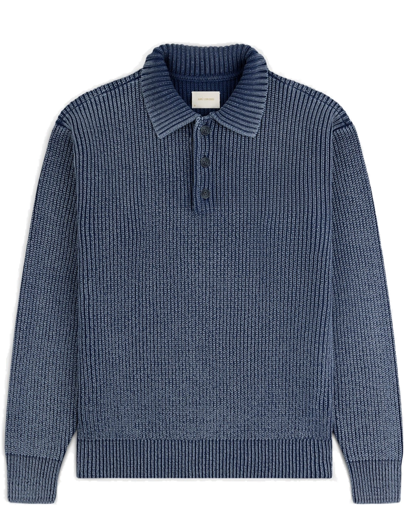 Stone Washed Knit Polo Aime leon dore – Гарантія оригінальності