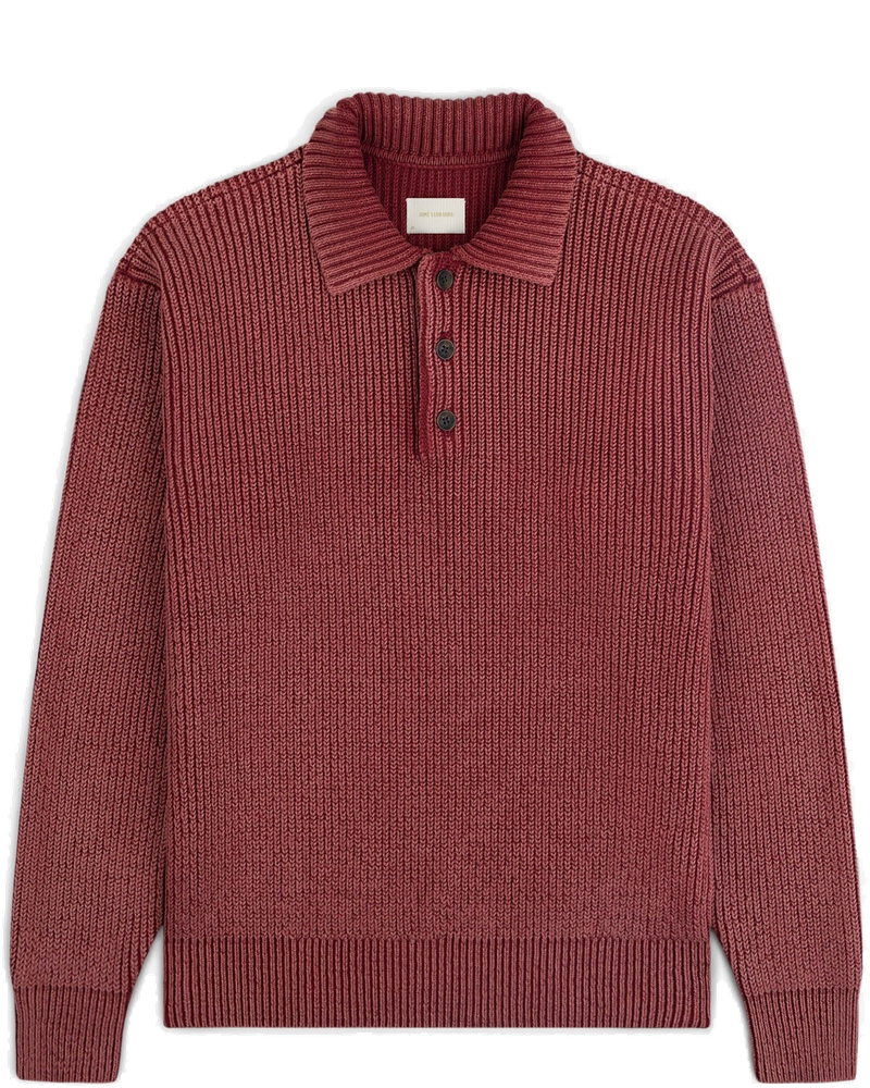 Stone Washed Knit Polo Aime leon dore – Гарантія оригінальності