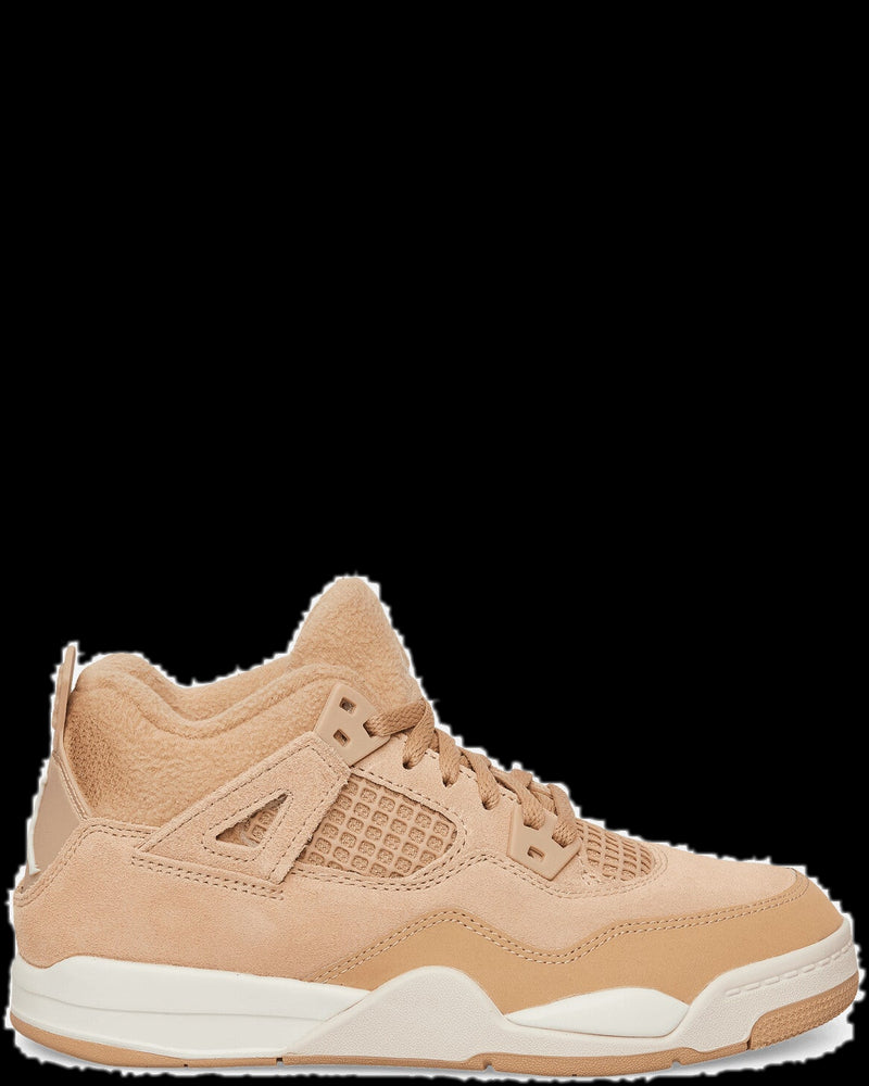 BG_REMOVED_CATALOG_Air Jordan 4 Retro (PS) Sneakers Hemp / Light Orewood Brown - NIKE