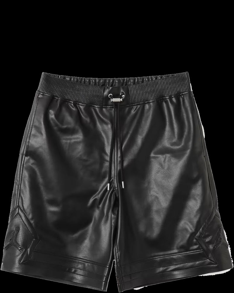 BG_REMOVED_CATALOG_Air Jordan Mens Vegan Leather Diamond Shorts - AIR JORDAN