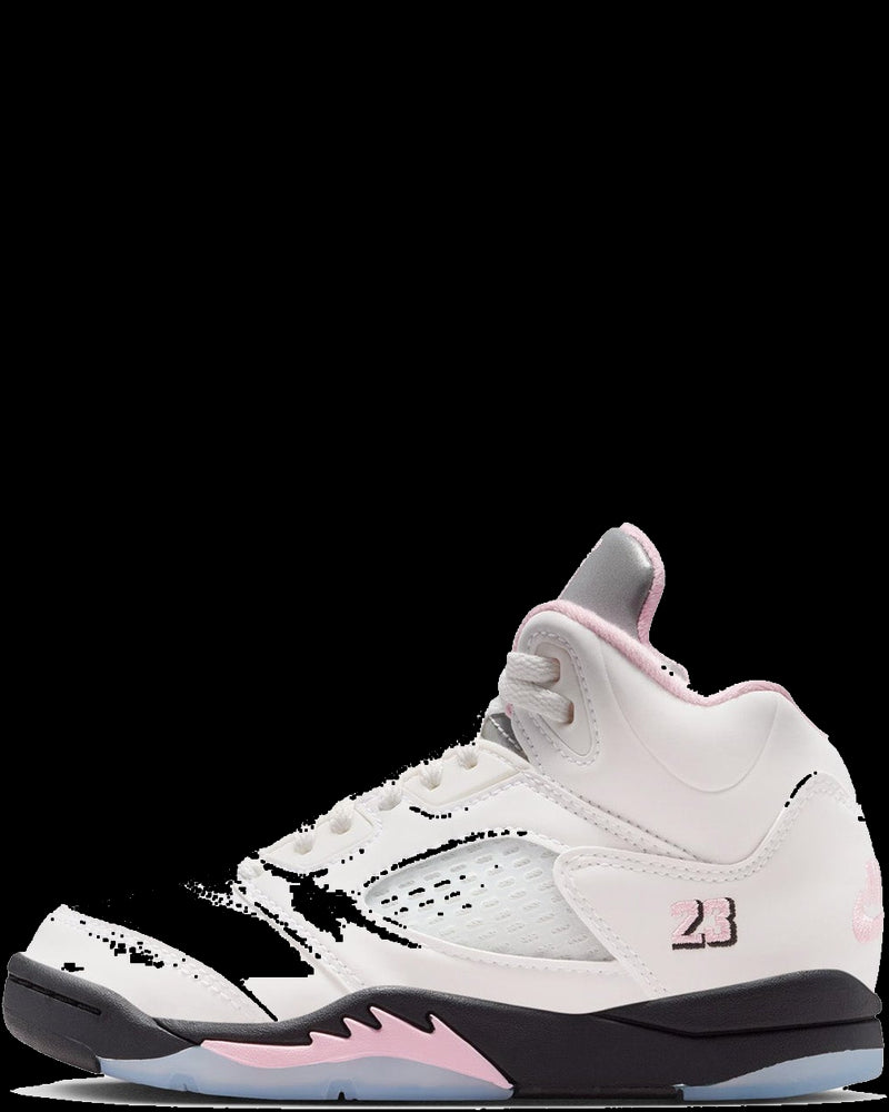 BG_REMOVED_CATALOG_Air Jordan 5 Little Kids Retro "Medium Soft Pink" Shoes - AIR JORDAN