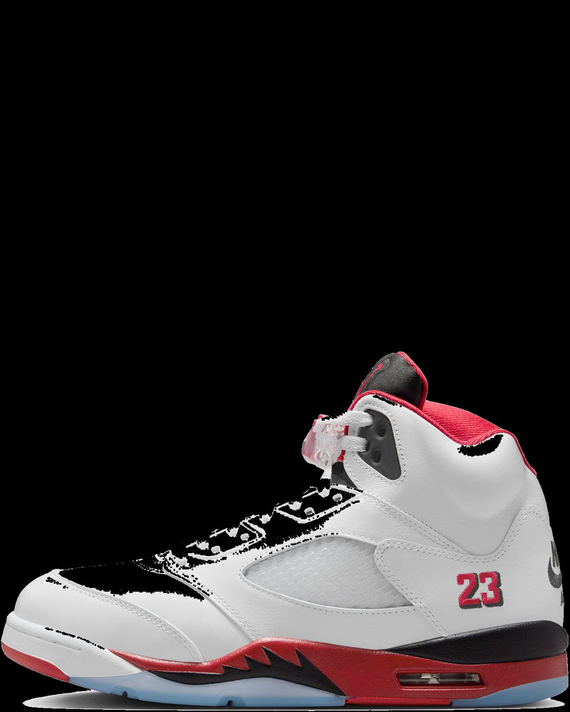 BG_REMOVED_CATALOG_Air Jordan 5 Mens Retro "Fire Red" Shoes - AIR JORDAN