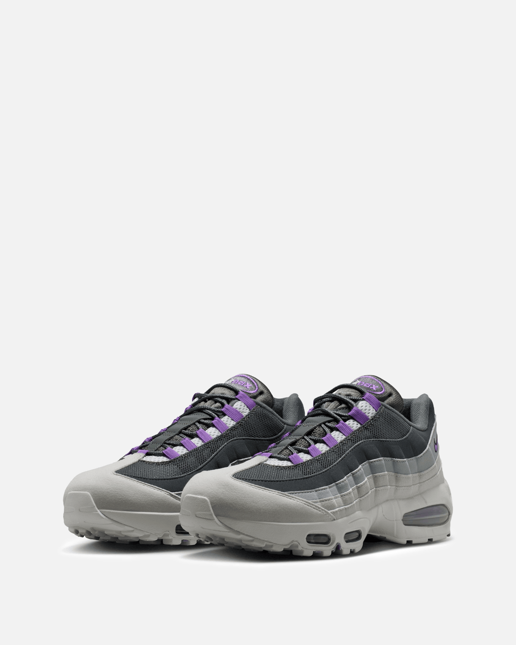 Оригінальна Air Max 95 Big Bubble Bright Violet Nike – вид ззаду