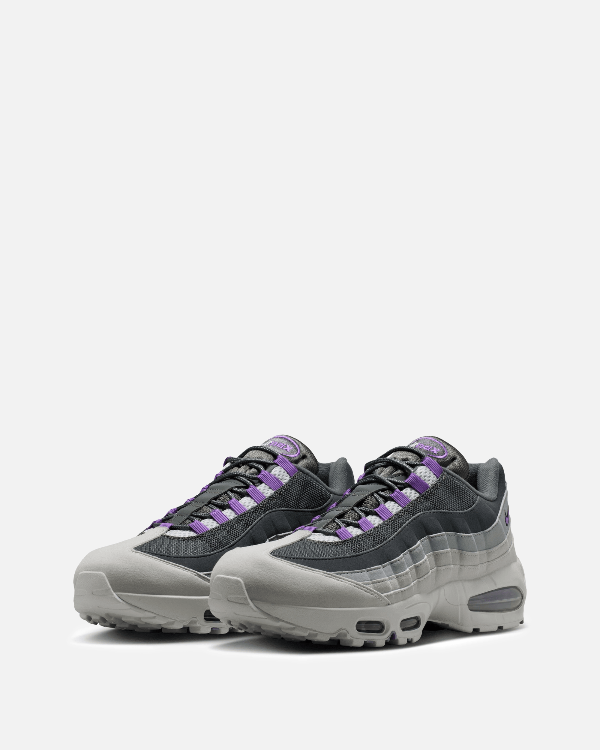 Оригінальна Air Max 95 Big Bubble Bright Violet Nike – вид ззаду