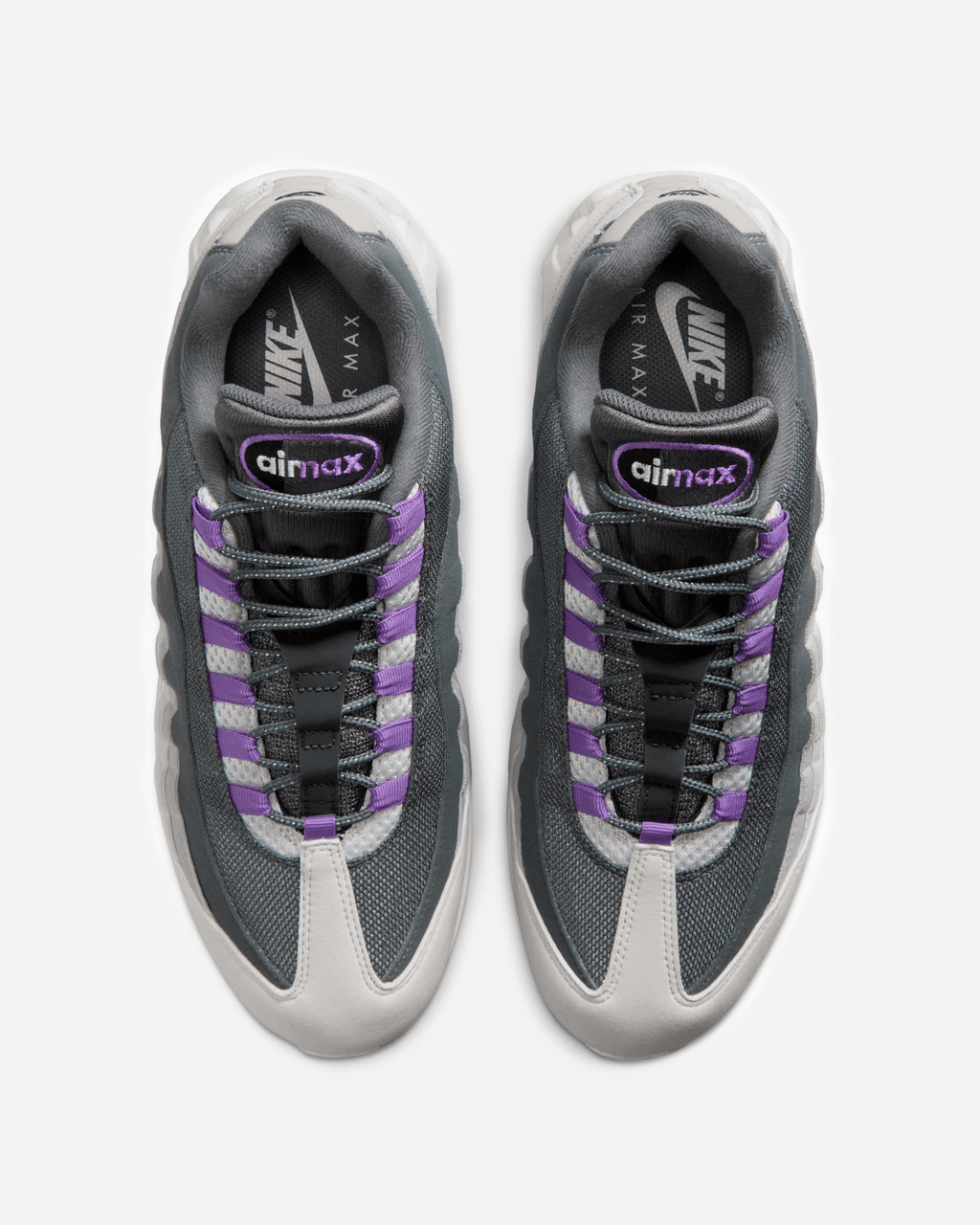 Оригінальна Air Max 95 Big Bubble Bright Violet Nike – детальний вид