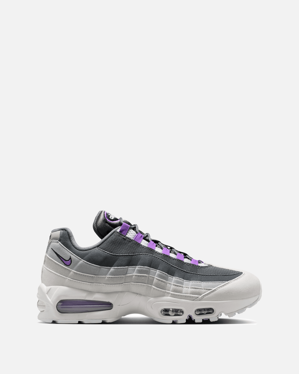 Оригінальна Air Max 95 Big Bubble Bright Violet Nike – боковий вид