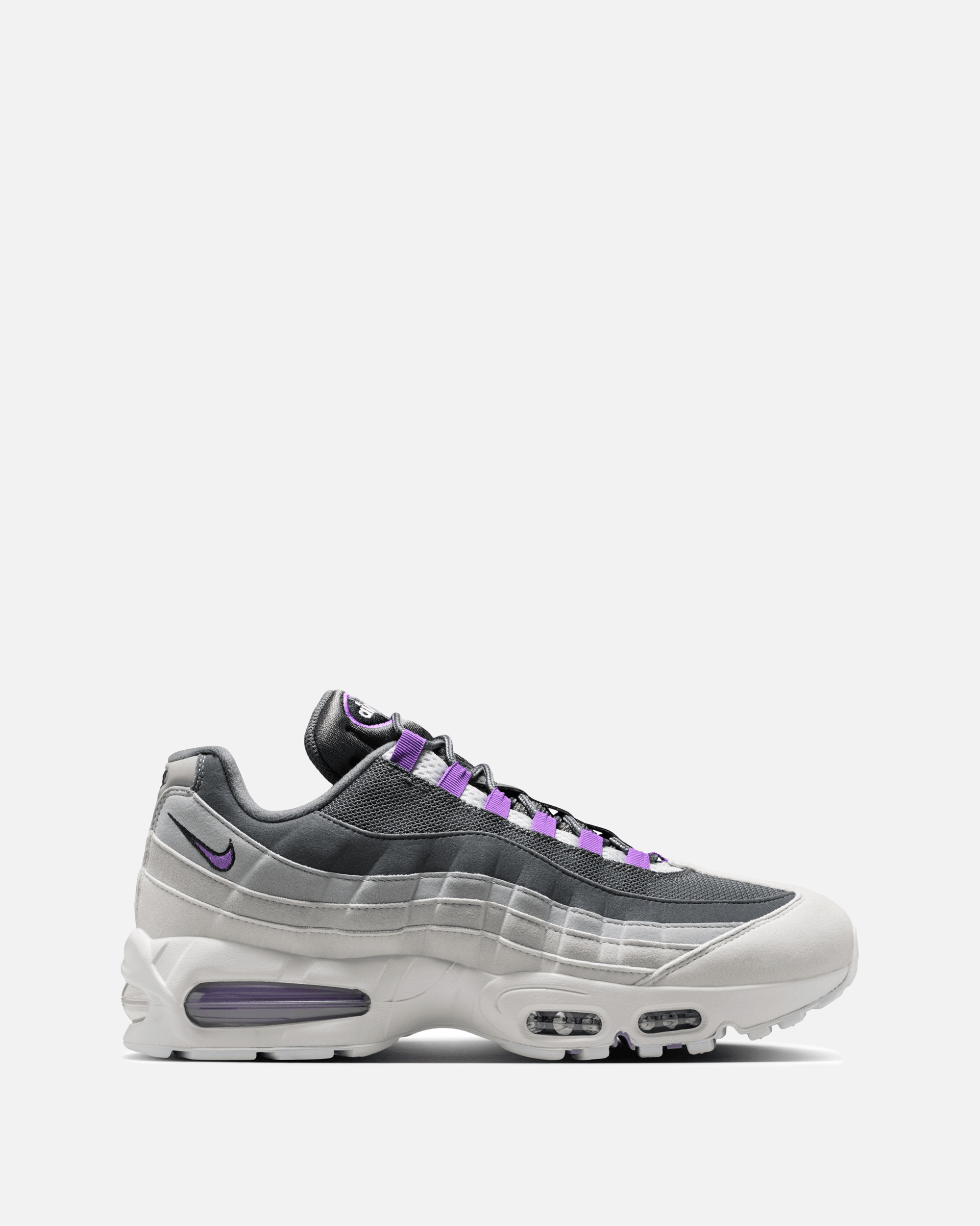 Оригінальна Air Max 95 Big Bubble Bright Violet Nike – боковий вид