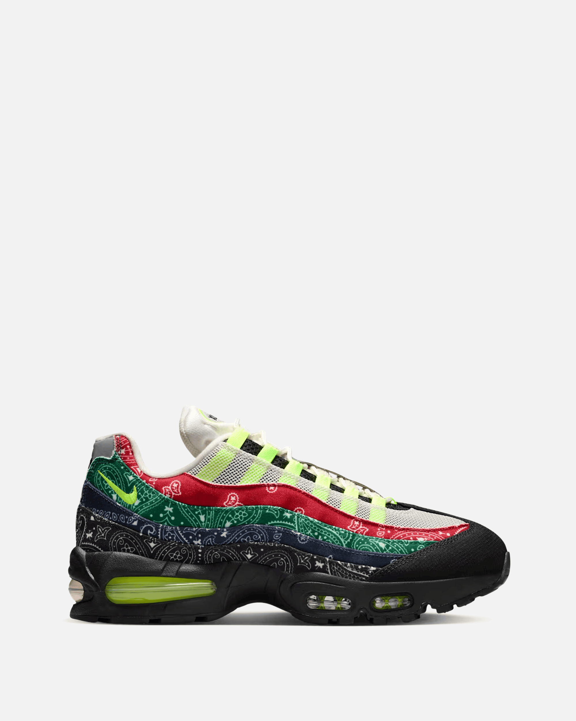 Air Max 95 Big Bubble Paisley Neon Nike – Гарантія оригінальності – боковий вид