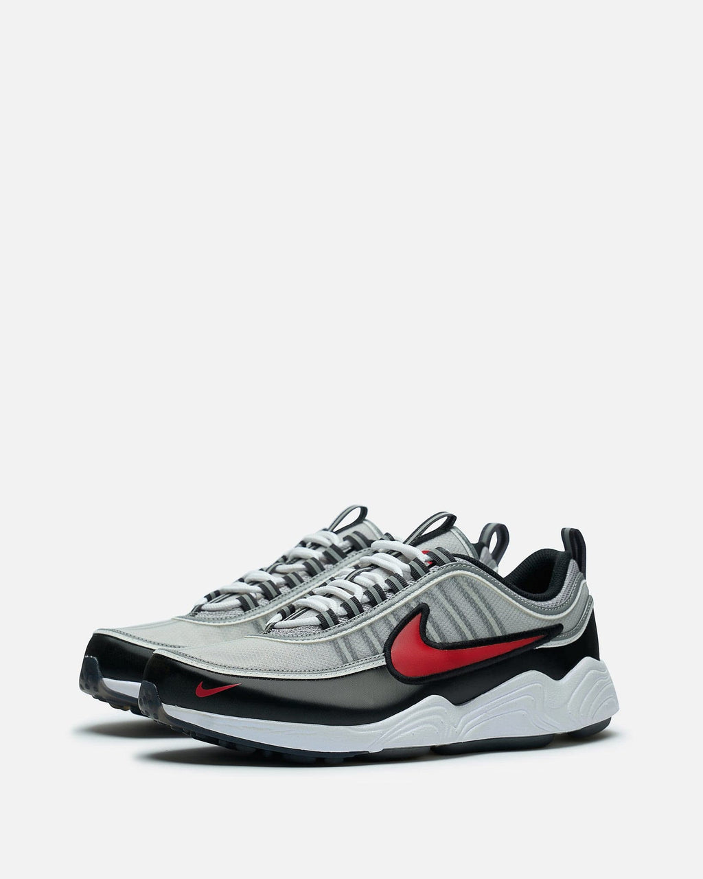 Оригінальна Air Zoom Spiridon In Metallic Silver Nike – вид ззаду
