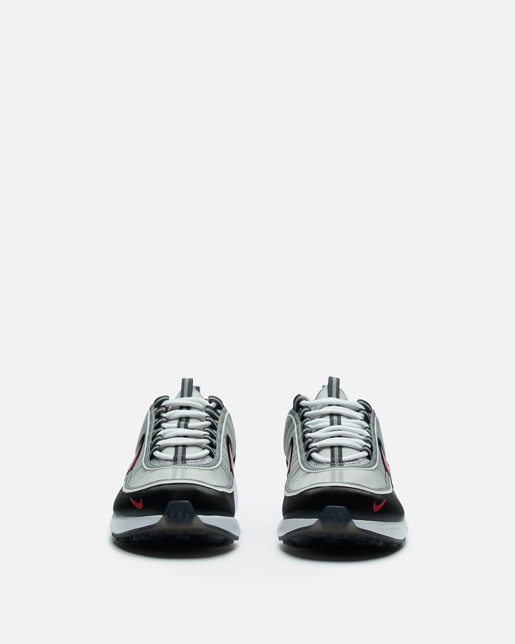 Оригінальна Air Zoom Spiridon In Metallic Silver Nike – детальний вид